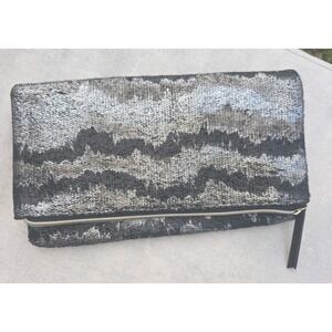 Stella & Dot Metallic Knit Clutch Brand New In Original Package RV $69